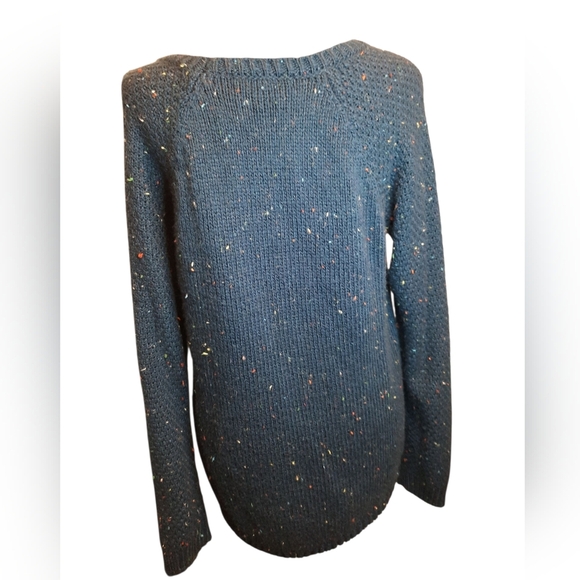 Absolutely Famous Speckled Blue Sweater Large - Picture 3 of 8